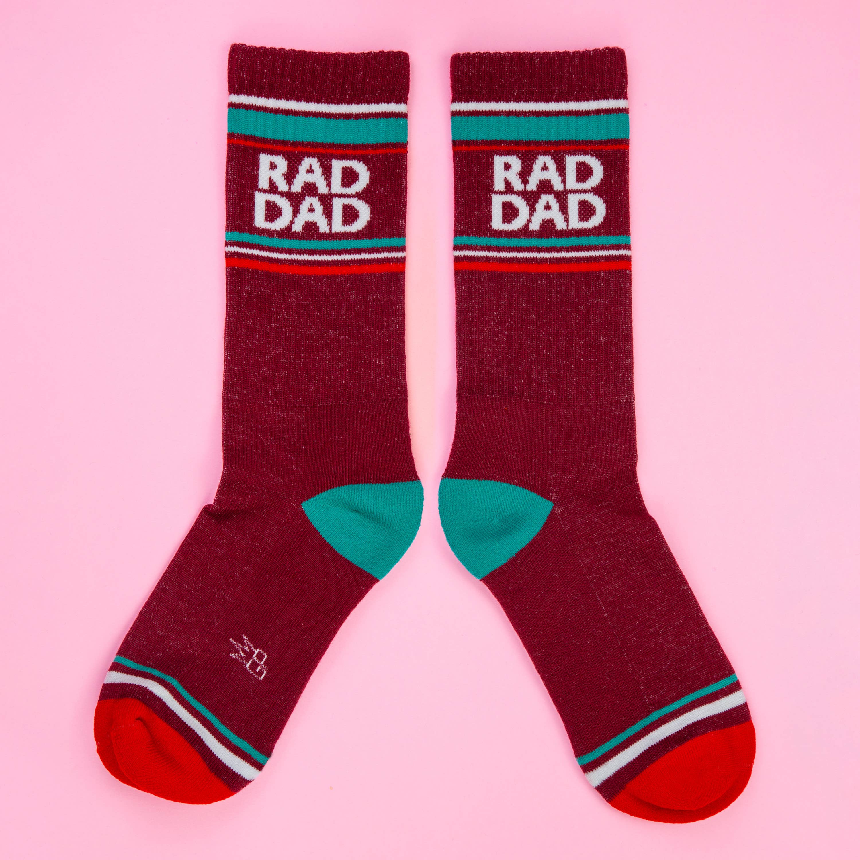Rad Dad Gym Crew Socks alternate angle