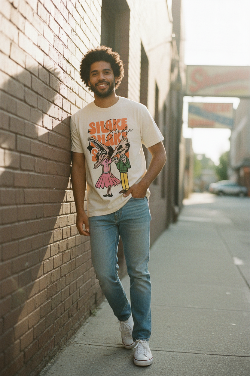 Shake Señora Tee - Untucked Model Shot