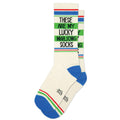 These Are My Lucky Mahjong Gym Crew Socks